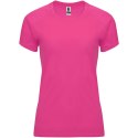 Bahrain sportowa koszulka damska z krótkim rękawem pink fluor (R04084P1)