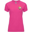 Bahrain sportowa koszulka damska z krótkim rękawem pink fluor (R04084P1)