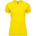 Bahrain sportowa koszulka damska z krótkim rękawem żółty (R04081B2)