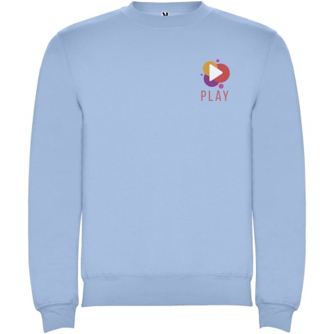 Batian ECO bluza unisex z okrągłym dekoltem błękitny Batian ECO bluza unisex z okrągłym dekoltem błękitny