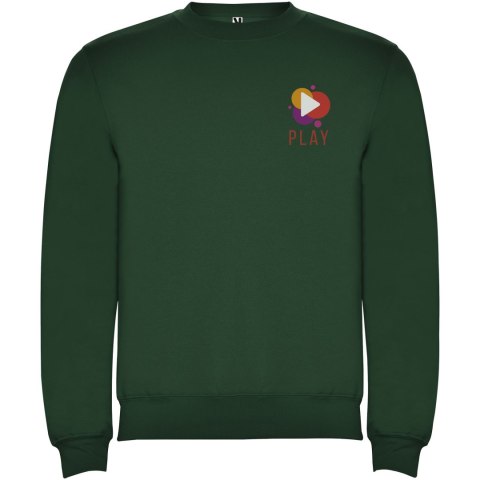 Batian ECO bluza unisex z okrągłym dekoltem butelkowa zieleń