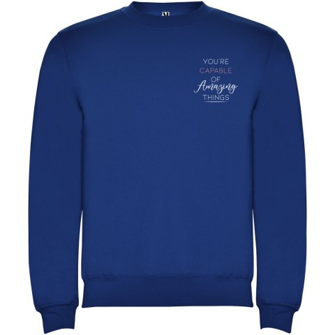 Batian ECO bluza unisex z okrągłym dekoltem royal Batian ECO bluza unisex z okrągłym dekoltem royal