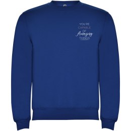 Batian ECO bluza unisex z okrągłym dekoltem royal