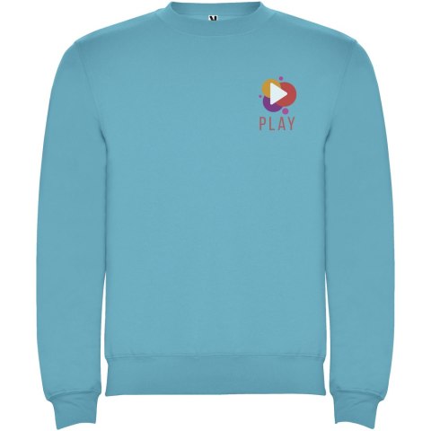 Batian ECO bluza unisex z okrągłym dekoltem turkusowy Batian ECO bluza unisex z okrągłym dekoltem turkusowy