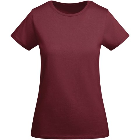 Breda koszulka damska z krótkim rękawem garnet (R66992P1)