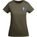Breda koszulka damska z krótkim rękawem militar green (R66995M1)