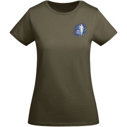 Breda koszulka damska z krótkim rękawem militar green (R66995M4)