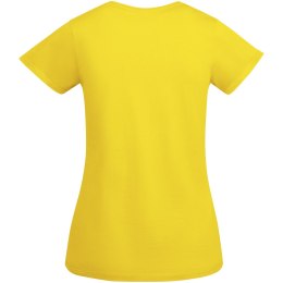 Breda koszulka damska z krótkim rękawem żółty (R66991B3)