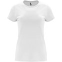 Capri koszulka damska z krótkim rękawem biały (R66831Z1)