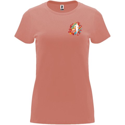 Capri koszulka damska z krótkim rękawem clay orange Capri koszulka damska z krótkim rękawem clay orange