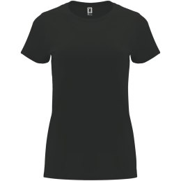 Capri koszulka damska z krótkim rękawem dark lead (R66834B2)