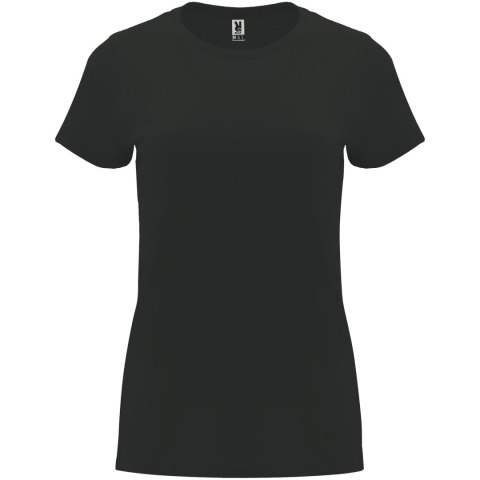 Capri koszulka damska z krótkim rękawem dark lead (R66834B3)