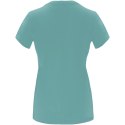 Capri koszulka damska z krótkim rękawem dusty blue (R66831M1)