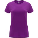 Capri koszulka damska z krótkim rękawem fioletowy (R66834H1)