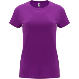 Capri koszulka damska z krótkim rękawem fioletowy (R66834H1)