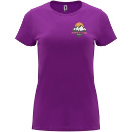 Capri koszulka damska z krótkim rękawem fioletowy (R66834H2)