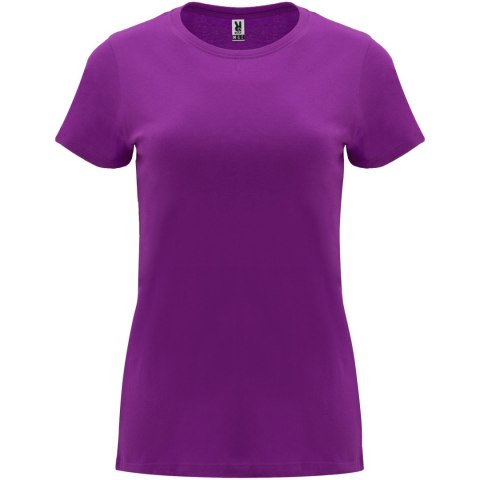 Capri koszulka damska z krótkim rękawem fioletowy (R66834H3)