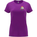 Capri koszulka damska z krótkim rękawem fioletowy (R66834H3)