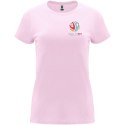 Capri koszulka damska z krótkim rękawem jasnoróżowy (R66834O1)