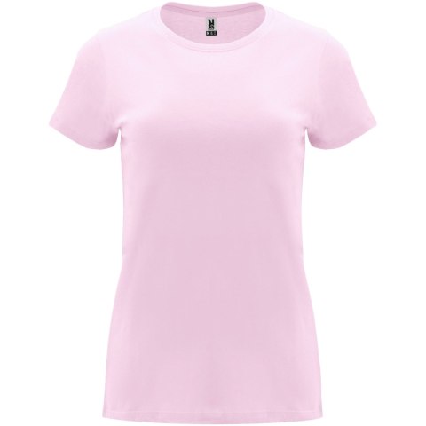 Capri koszulka damska z krótkim rękawem jasnoróżowy (R66834O3)