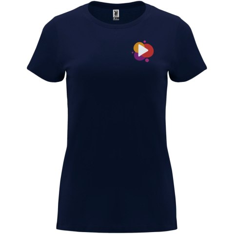 Capri koszulka damska z krótkim rękawem navy blue Capri koszulka damska z krótkim rękawem navy blue