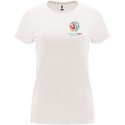 Capri koszulka damska z krótkim rękawem vintage white (R66832C2)