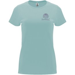 Capri koszulka damska z krótkim rękawem washed blue (R66831P2)