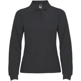 Estrella koszulka damska polo z długim rękawem dark lead (R66364B2)