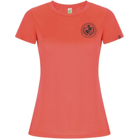 Imola sportowa koszulka damska z krótkim rękawem fluor coral Imola sportowa koszulka damska z krótkim rękawem fluor coral