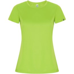 Imola sportowa koszulka damska z krótkim rękawem fluor green