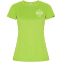 Imola sportowa koszulka damska z krótkim rękawem fluor green