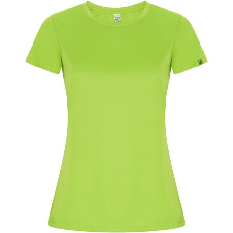Imola sportowa koszulka damska z krótkim rękawem fluor green