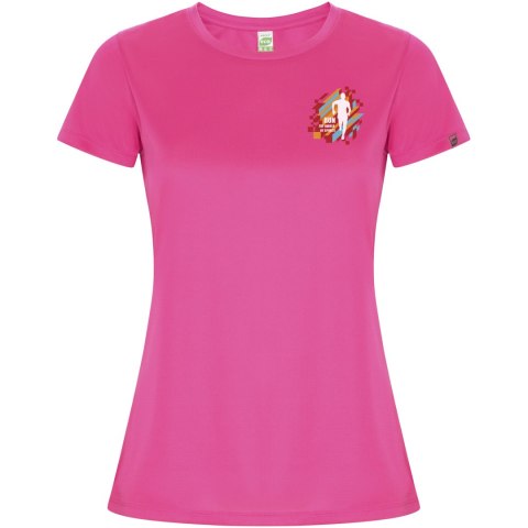 Imola sportowa koszulka damska z krótkim rękawem pink fluor Imola sportowa koszulka damska z krótkim rękawem pink fluor