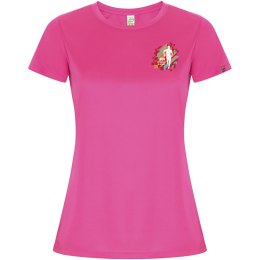 Imola sportowa koszulka damska z krótkim rękawem pink fluor