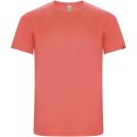 Imola sportowa koszulka dziecięca z krótkim rękawem fluor coral Imola sportowa koszulka dziecięca z krótkim rękawem fluor coral