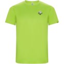 Imola sportowa koszulka dziecięca z krótkim rękawem fluor green