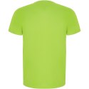 Imola sportowa koszulka dziecięca z krótkim rękawem fluor green
