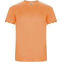 Imola sportowa koszulka dziecięca z krótkim rękawem fluor orange