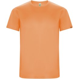 Imola sportowa koszulka dziecięca z krótkim rękawem fluor orange