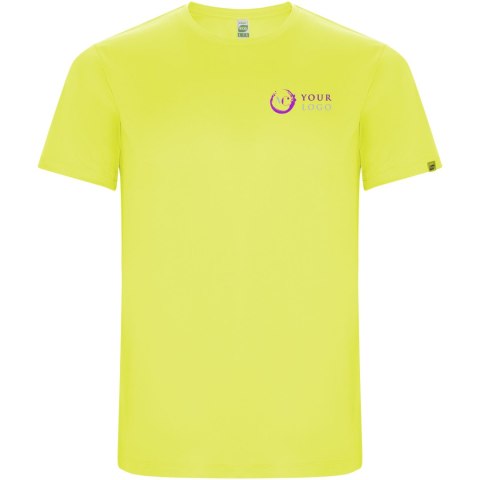Imola sportowa koszulka dziecięca z krótkim rękawem fluor yellow Imola sportowa koszulka dziecięca z krótkim rękawem fluor yellow