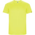 Imola sportowa koszulka męska z krótkim rękawem fluor yellow