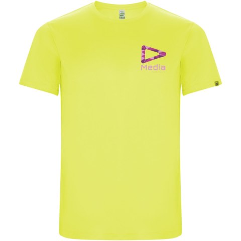 Imola sportowa koszulka męska z krótkim rękawem fluor yellow Imola sportowa koszulka męska z krótkim rękawem fluor yellow