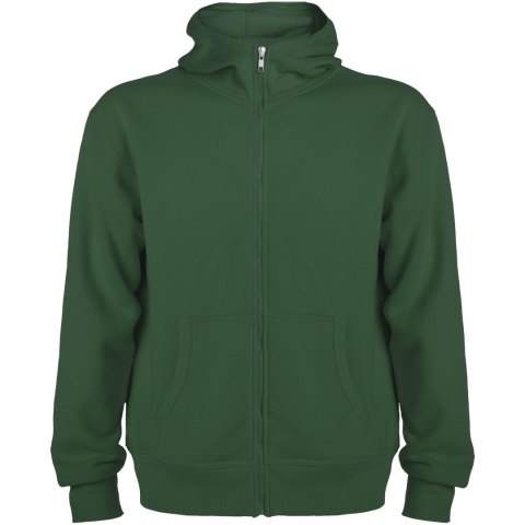 Montblanc bluza unisex z kapturem z suwakiem na całej długości butelkowa zieleń Montblanc bluza unisex z kapturem z suwakiem na całej długości butelkowa zieleń