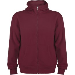 Montblanc bluza unisex z kapturem z suwakiem na całej długości garnet (R64212P6)