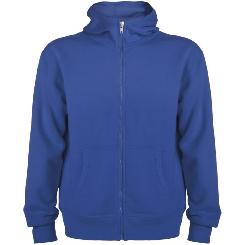 Montblanc bluza unisex z kapturem z suwakiem na całej długości royal Montblanc bluza unisex z kapturem z suwakiem na całej długości royal