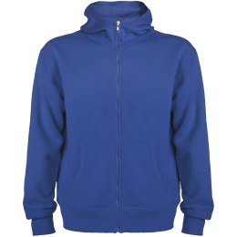 Montblanc bluza unisex z kapturem z suwakiem na całej długości royal