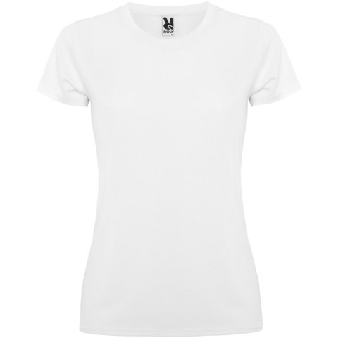Montecarlo sportowa koszulka damska z krótkim rękawem biały (R04231Z5)