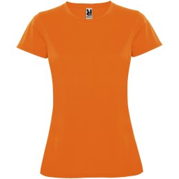 Montecarlo sportowa koszulka damska z krótkim rękawem fluor orange (R04233L4)