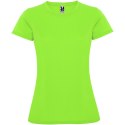 Montecarlo sportowa koszulka damska z krótkim rękawem lime / green lime (R04232X5)