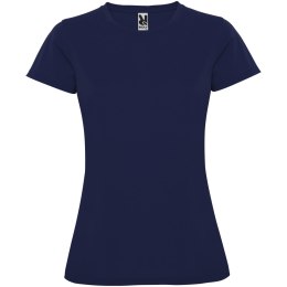 Montecarlo sportowa koszulka damska z krótkim rękawem navy blue (R04231R1)